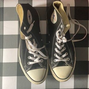 Classic Converse High Tops- Black and White